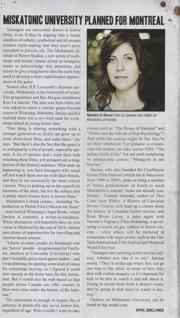 Rue Morgue April 2010